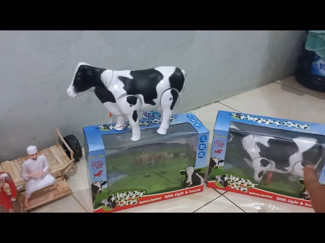 UNBOXING MAINAN HEWAN SAPI LUCU , SAPI LIMOSIN , SAPI GRANDONG, SAPI WARNA WARNI, COW BATTERY