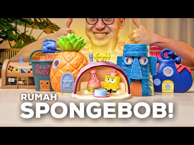 GUE BELI SEMUA RUMAH KARAKTER SPONGEBOB BESERTA ISI2NYA!