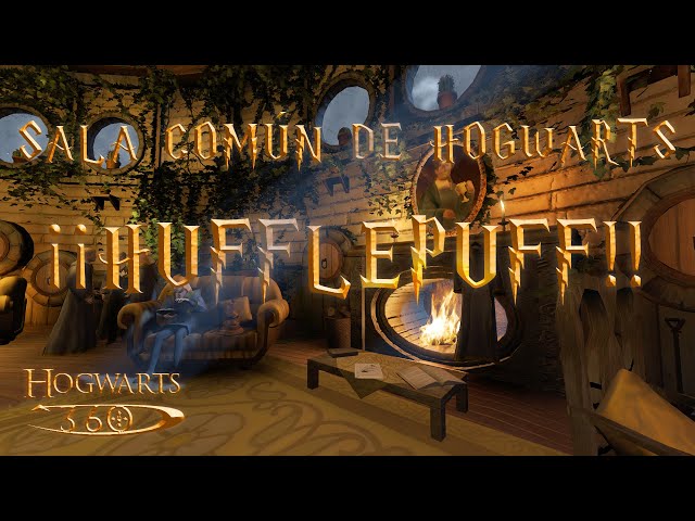 The Hogwarts common room in 360 | ¡¡HUFFLEPUFF!! 🦡