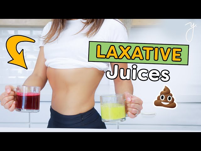 NATURAL LAXATIVE JUICES to Relieve Constipation and Reduce Bloating💩