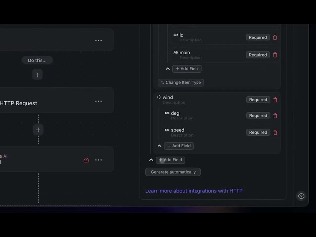 Generate HTTP Schema With Taskade