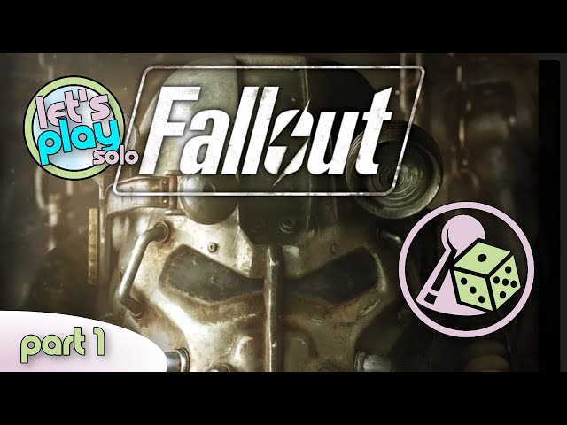 Let's play Fallout (Board Game) - Solo - Part 1