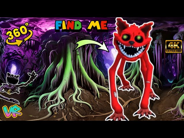 BOBBY BEARHUG MONSTER Poppy playtime 3  ||  SMILING CRITTERS  ||  Findding challenge 360