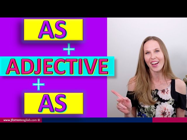 As Adjective As - Basic English Grammar