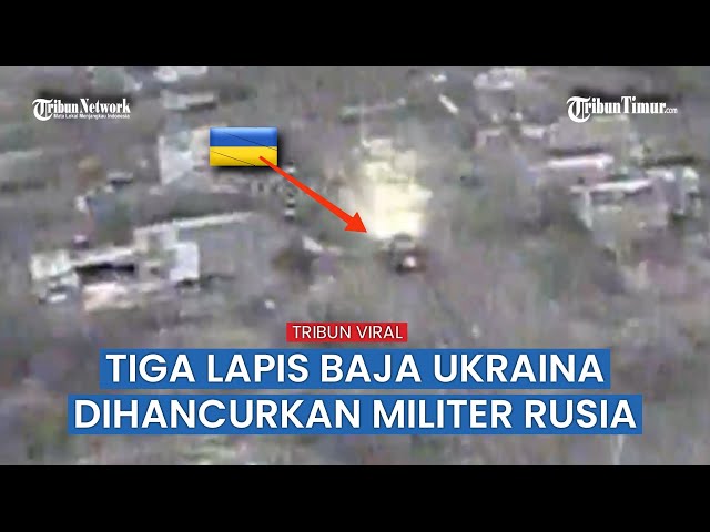 Drone Rusia Hancurkan Tiga Kendaraan Lapis Baja Ukraina