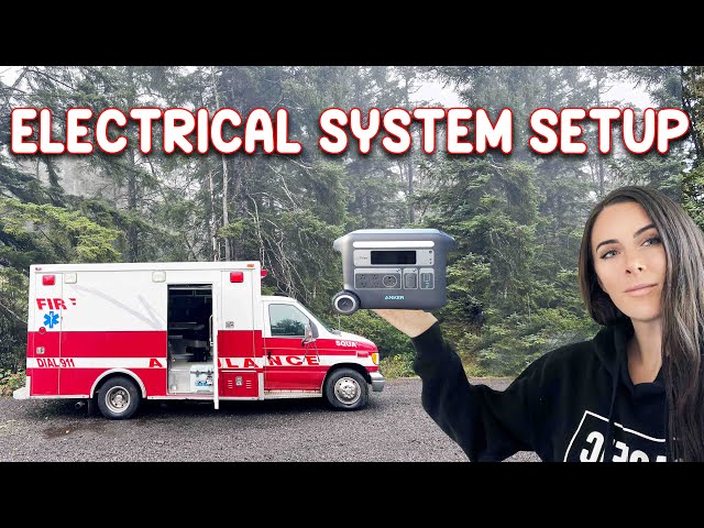 EASIEST WAY TO POWER CAMPER VAN CONVERSION (NO WIRING NEEDED!) - ANKER SOLIX F2000 #powerstation