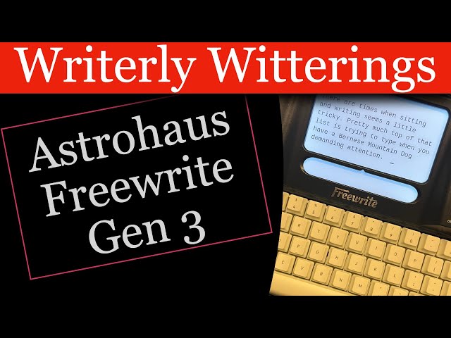 Astrohaus Freewrite Gen 3