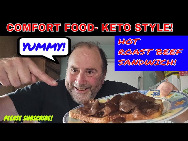 Delicious Keto Roast Beef Open-faced Sandwich Recipe! #KETO #cookingwithdavidgardner #ROASTBEEF #FYP