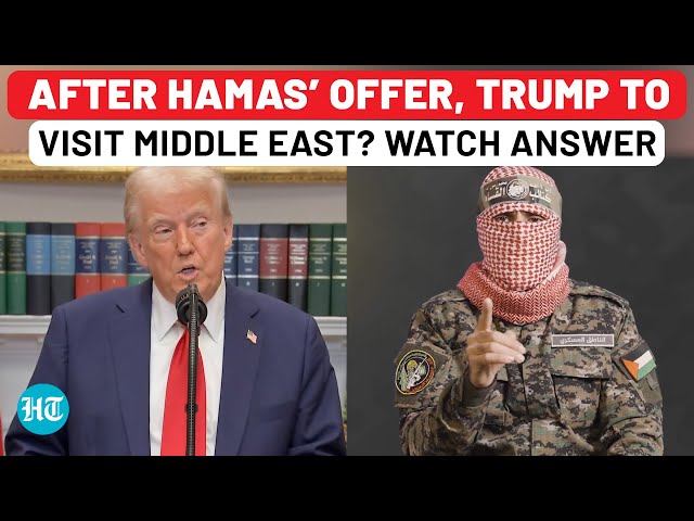 Trump To Visit Middle East Soon? Watch Response After Hamas Gave Gaza Invite To US President |Israel