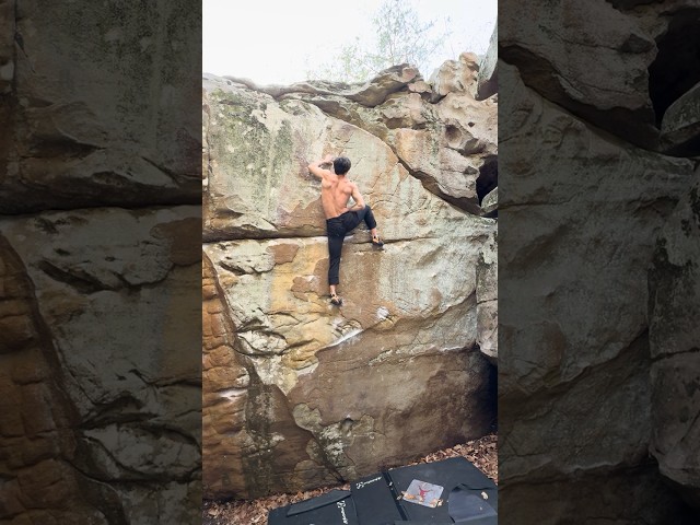 Latin for Daggers V5 | Stone Fort, Tennessee | #bouldering #climbing #shorts