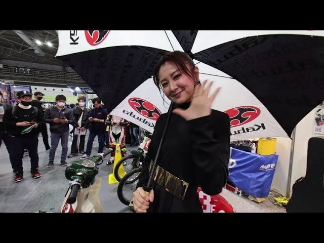 【8K VR180 3D】大阪モーターサイクルショー2023 美女キャンギャル Osaka Motorcycle Show 2023 Beauty Campaign Girl CamGal 8