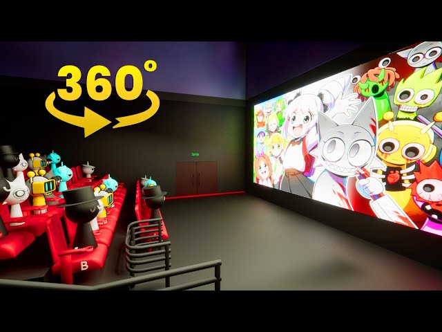 Incredibox Sprunki 360° - CINEMA HALL | 4K | VR | 360 Video But Anime Opening (Animation)