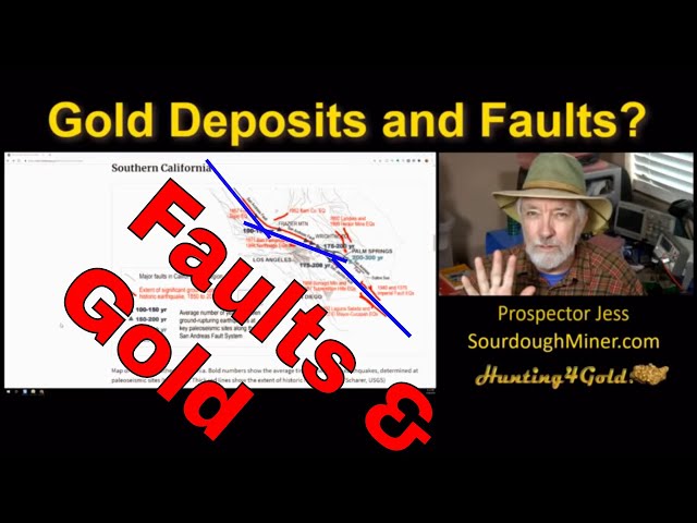 Gold Deposits and Faults  (Gold Prospecting and Geology)