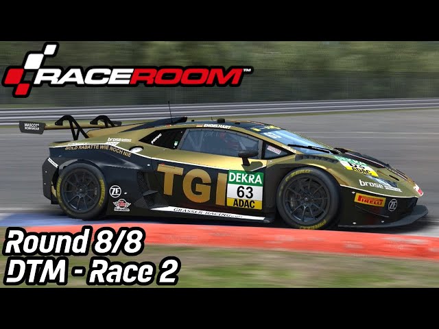 Hockenheimring: Race 2 | 2024 DTM Round 8/8 | RaceRoom (PC)