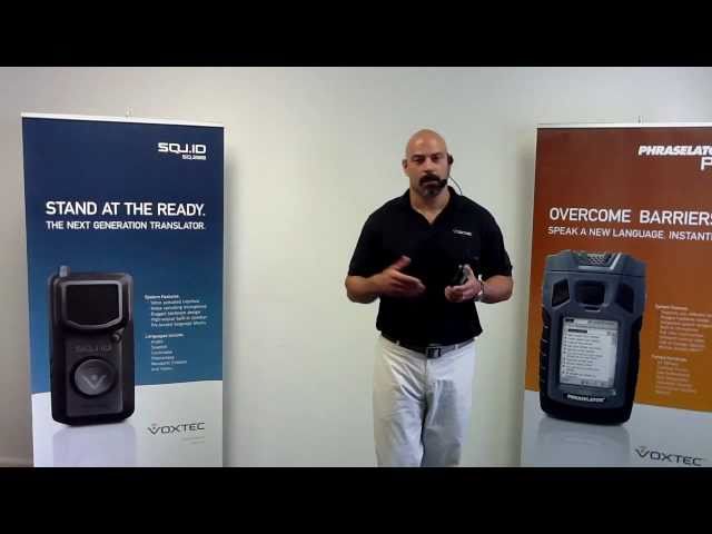 Voxtec SQU.ID SQ.410 Prototype Demonstration