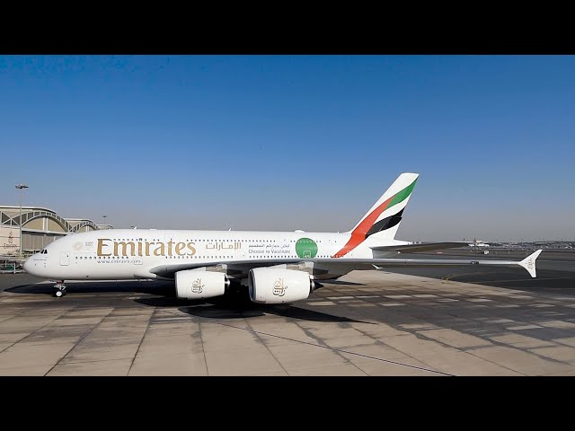 EK2021 'ChooseToVaccinate' Livery | Emirates A380 | Emirates Airline