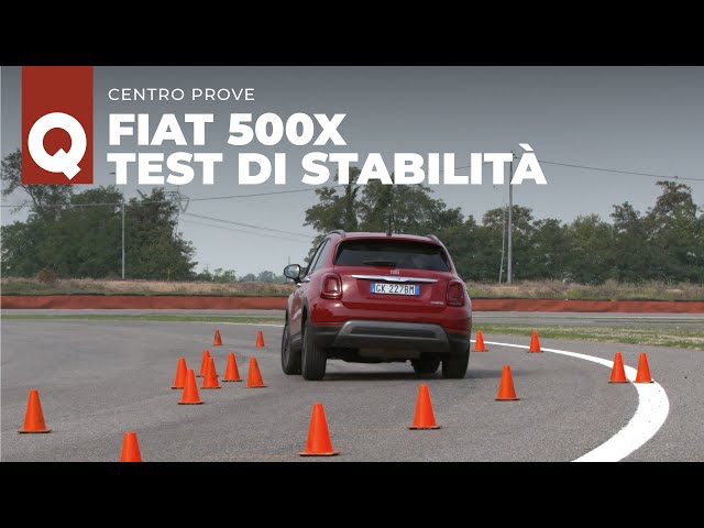 Fiat 500 X: la prova di stabilità