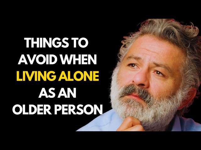 Things To Avoid When Living Alone as an Older Person