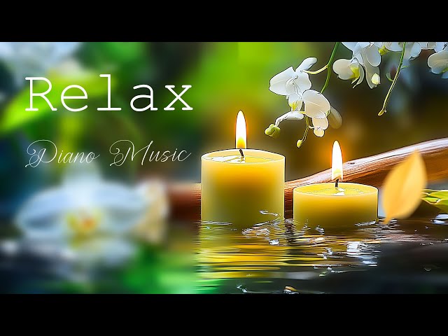 Peaceful Relaxation Piano Music 🌿 Calming Piano Music with Water Sounds ~ Stress Relief & Serenity