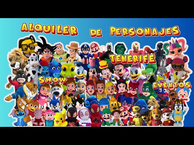 Alquiler de Personajes  en TENERIFE