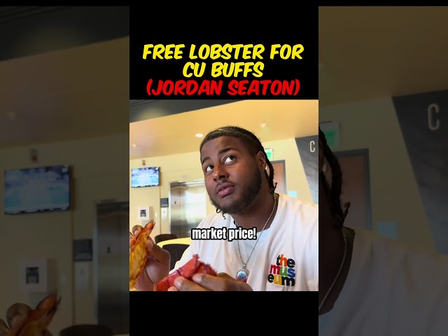 Free Lobster for CU Buffs! (Jordan Seaton)