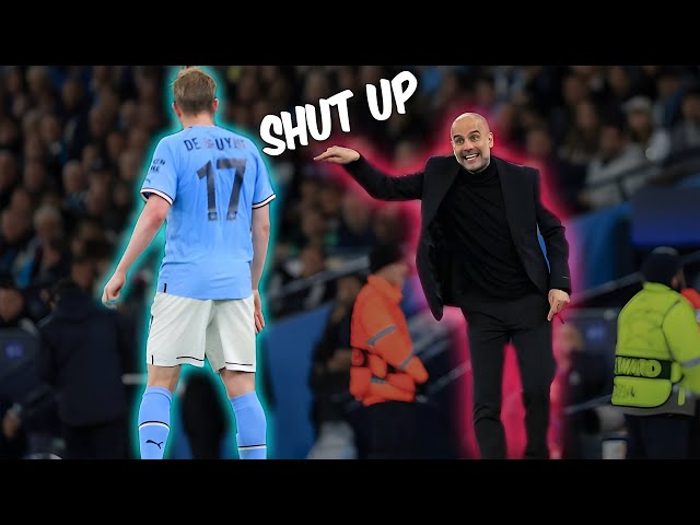 De Bruyne's Epic Moment - Tells Guardiola to Shut Up During Madrid vs City 4-0 Match