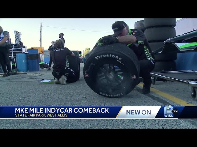 IndyCar's comeback at the Milwaukee Mile draws thousands for race one