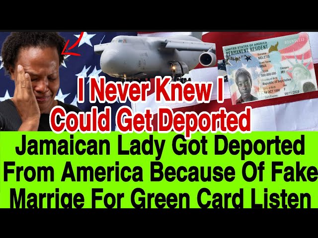 LADY IN AMERICA GOT DEPORTED FOR GREEN CARD FRAUD PLUS ICE DID THIS IN FLORIDA WATCH NOW