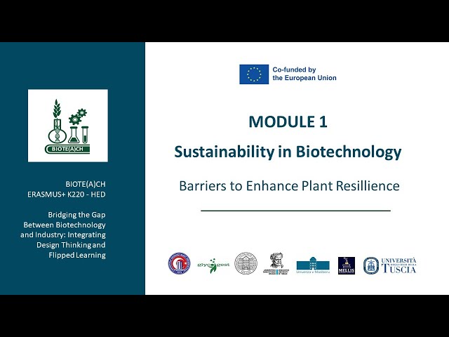 BIOTE(A)CH ERASMUS+ KA220-HED PROJECT - Module 1 - Problem 1