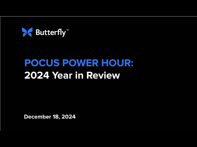 POCUS Power Hour: 2024 Year-in-Review | Butterfly Network