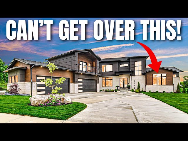 Touring A $2,100,000 Indiana ULTRA MODERN Home w/ Stunning Kitchen