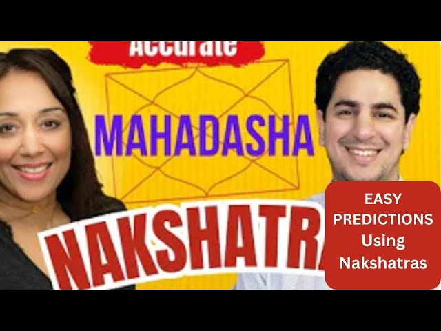 EASY Way to Predict Dasha Events using Nakshatras w/ @Gautamkamboj_ca