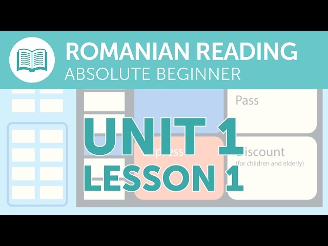 Romanian Reading Practice for Absolute Beginners - Buying a Train Ticket