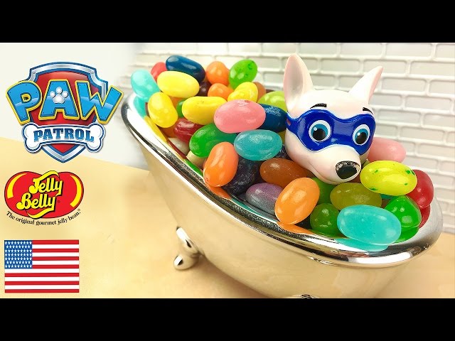 Paw Patrol Apollo Candy Surprise Bath Bubbles Toys Jelly Bean Jelly Belly cute Slime Time Baby Dolls