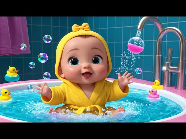 Bath Time Song | Fun Hygiene Song for Kids | Nursery Rhymes & Kids Songs