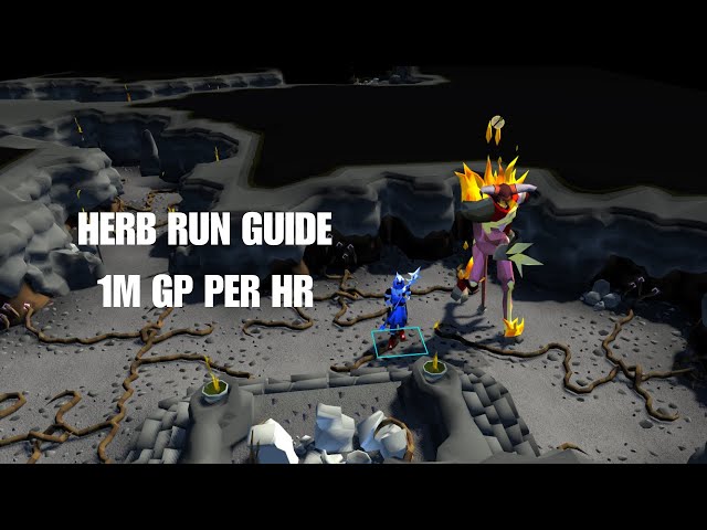 Example Herb Run! 5 mins run! Max GP for time spent!!