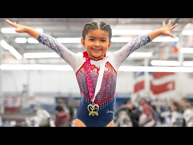 Abella's First Gymnastics Competition!!! (1st Place!!!)