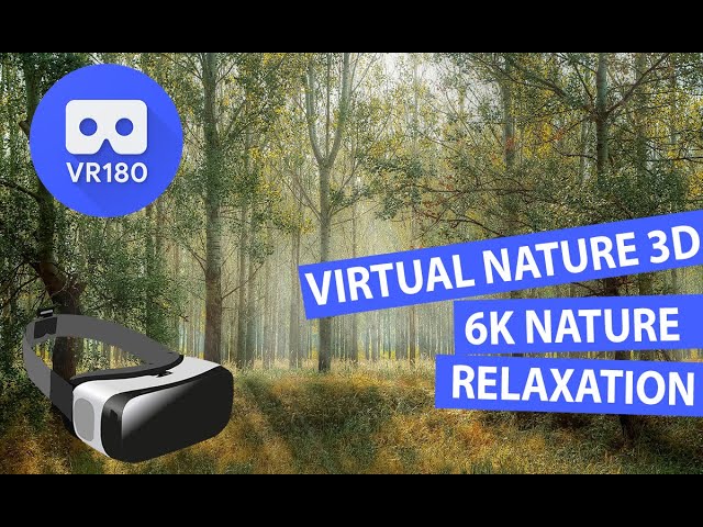 Virtual Nature VR 180 3D - 6K Nature Meditation for Daydream, Oculus Go & Quest