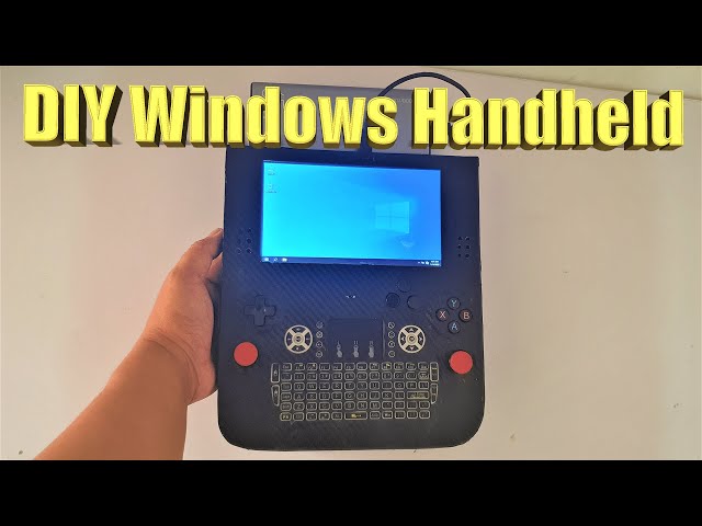 How To Make DIY Windows Gaming Handheld from Used Parts