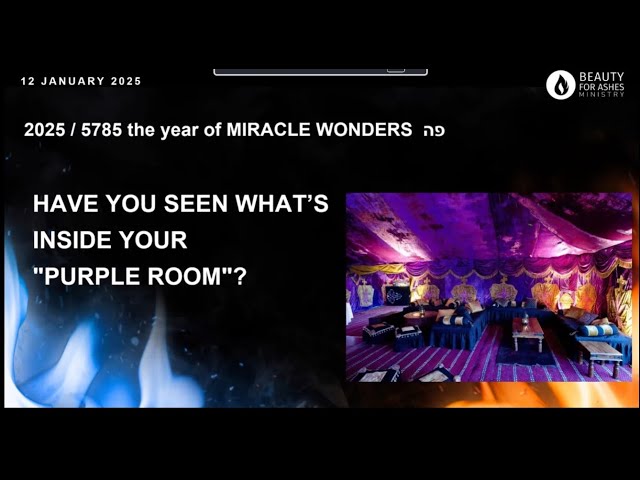 HAVE YOU SEEN WHAT’S INSIDE YOUR "PURPLE ROOM"? [12 Jan 2025]