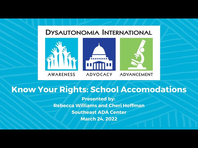 Know Your Rights: School Accommodations