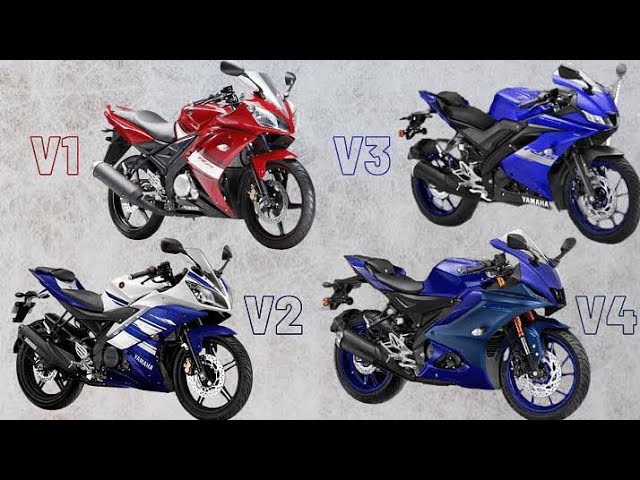 Yamaha R15 V1 vs R15 V2 vs R15 V3 vs R15 V4 | TOP SPEED!!!#yamaha#yamaha #yamahar15#yamahar15v4 #r3