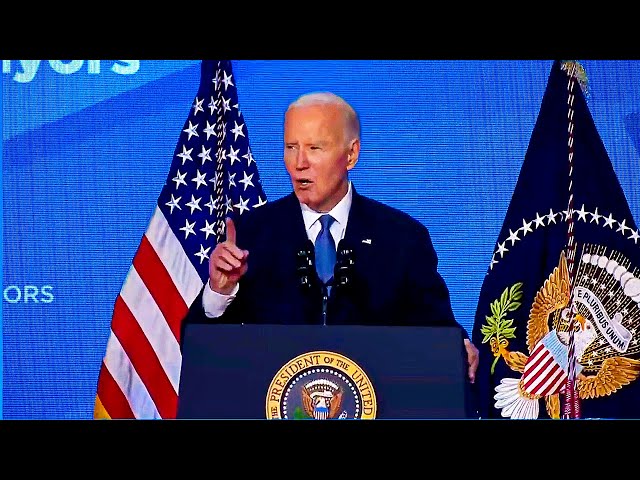 President Biden SPEAKS OUT at U.S. Mayors Conference | Jan. 17, 2025.