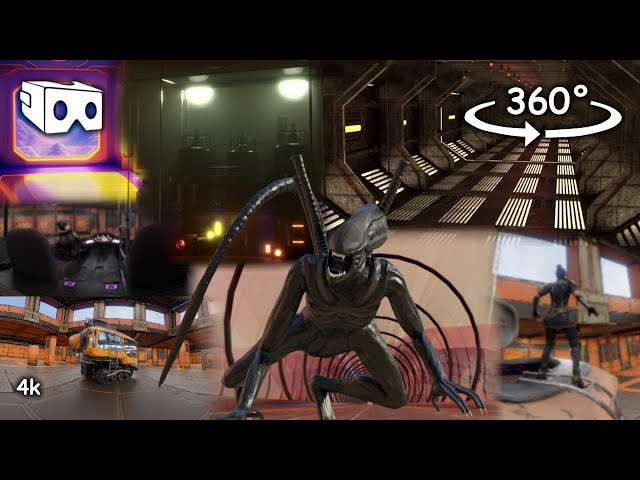 Escape from Science fiction station 360° VR video