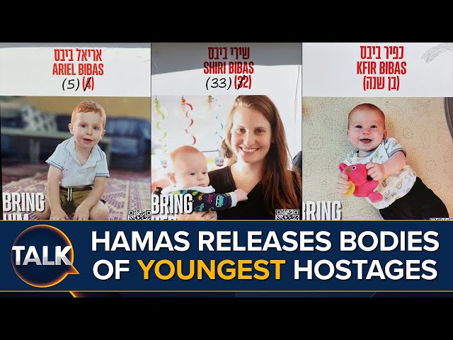 “Sombre And Sad Day” Hamas Releases Bodies Of Four Hostages, Including Two Young Children