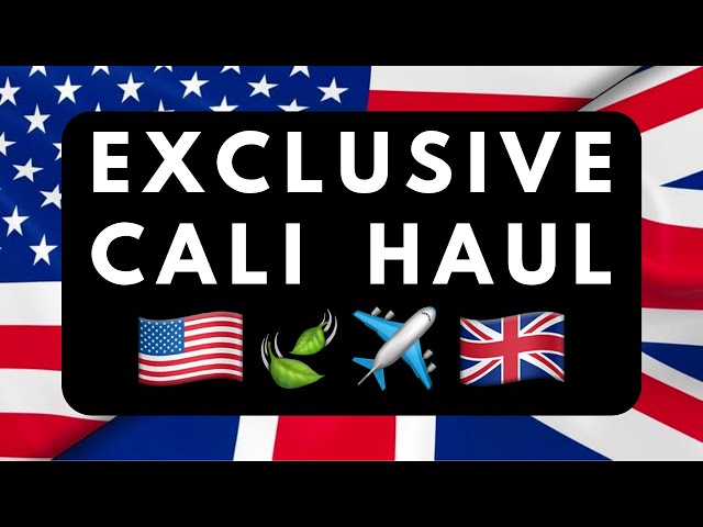 EP 6 - CALI HAUL❗️ 🇺🇸✈️🇬🇧 #cali #import #othersidelondon #haul #productreview #raw #lyricallemonade