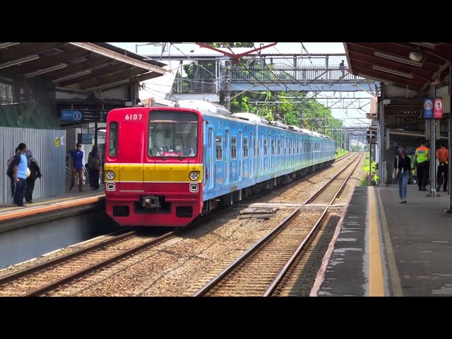 Stasiun Tanjung Barat: Kompilasi KRL Commuter Line [4K] | JR 205, TM 6000