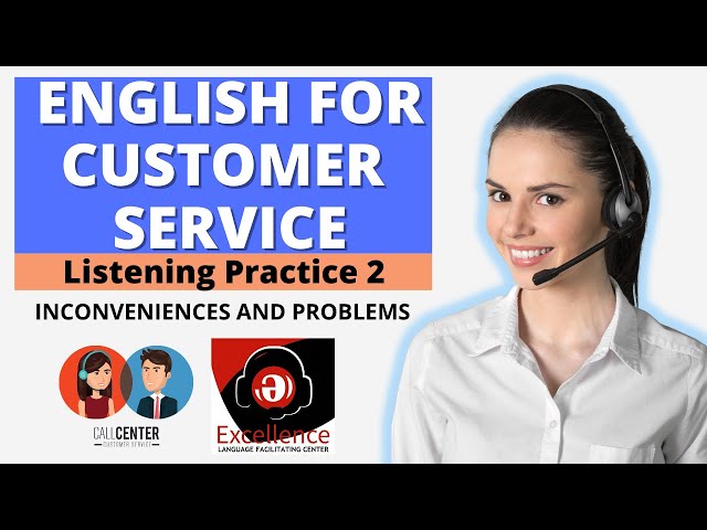 👂🎧Call Center Listening Practice 2│Inconveniences and Problems