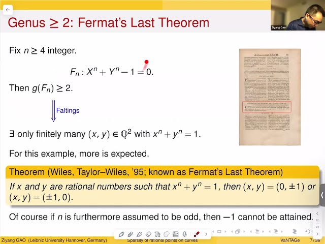 Ziyang Gao, Sparsity of rational points on curves: What is known and what is expected