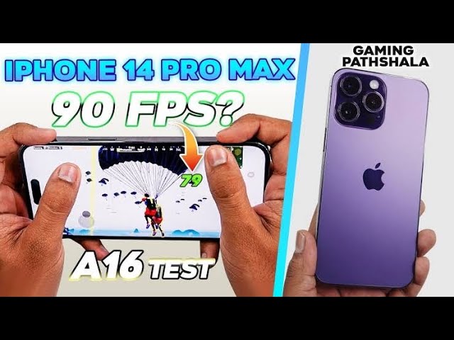 iPhone 14 Pro Max Pubg Test, Heating and Battery Test | New Gaming Beast 🔥